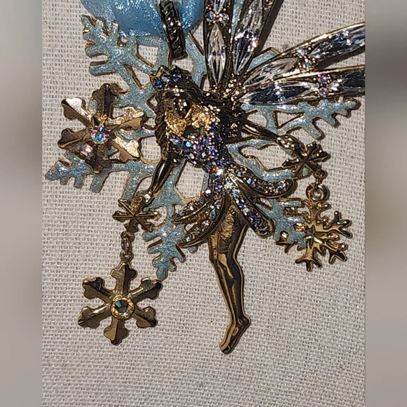 Kirks Folly Delphine Snow Fairy Brooch, Pendant or Ornament - Picture 9 of 12